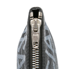 Leather Graffiti Clutch