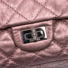 Reissue 2.55 Aged Metallic Calfskin Double Flap 226