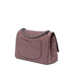 Reissue 2.55 Aged Metallic Calfskin Double Flap 226