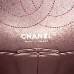 Reissue 2.55 Aged Metallic Calfskin Double Flap 226