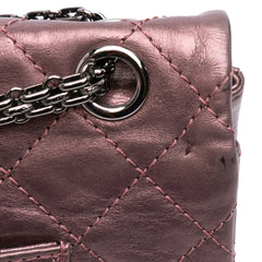 Reissue 2.55 Aged Metallic Calfskin Double Flap 226