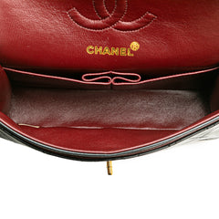 Small Classic Lambskin Double Flap