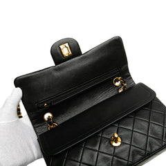 Small Classic Lambskin Double Flap