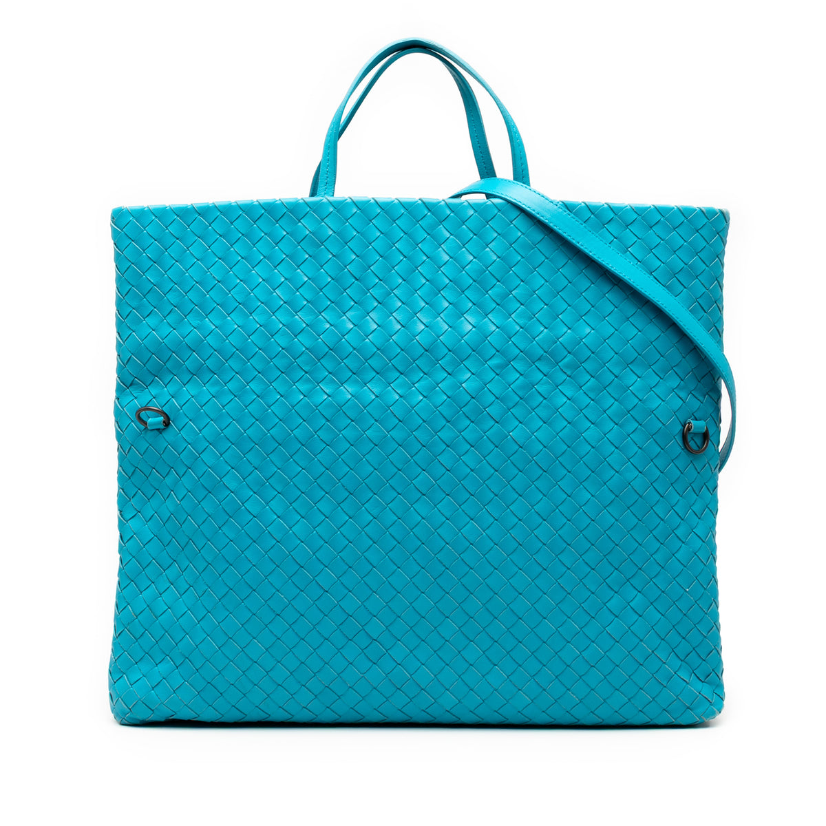 Nappa Intrecciato Fold Over Tote