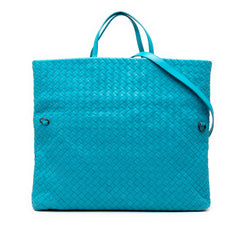 Nappa Intrecciato Fold Over Tote