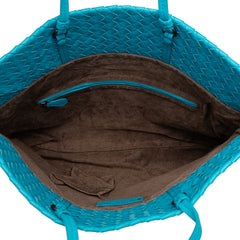 Nappa Intrecciato Fold Over Tote