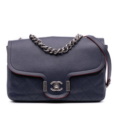 Paris-Greece Calfskin Archi Chic Flap
