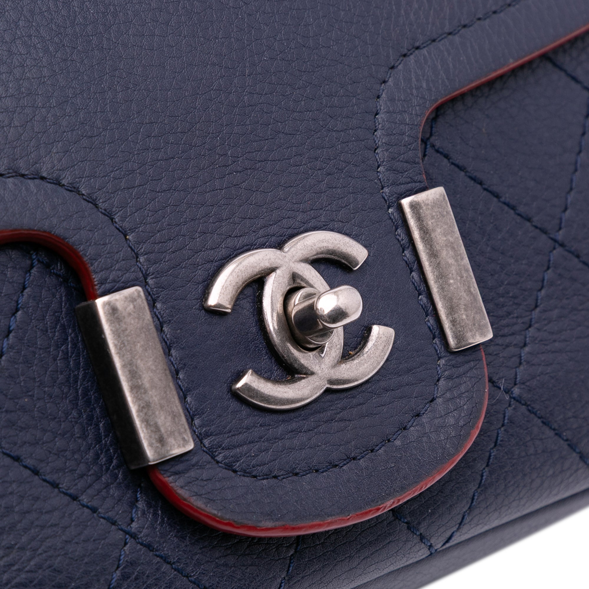 Paris-Greece Calfskin Archi Chic Flap