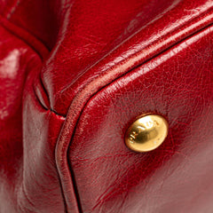 Vitello Shine Satchel