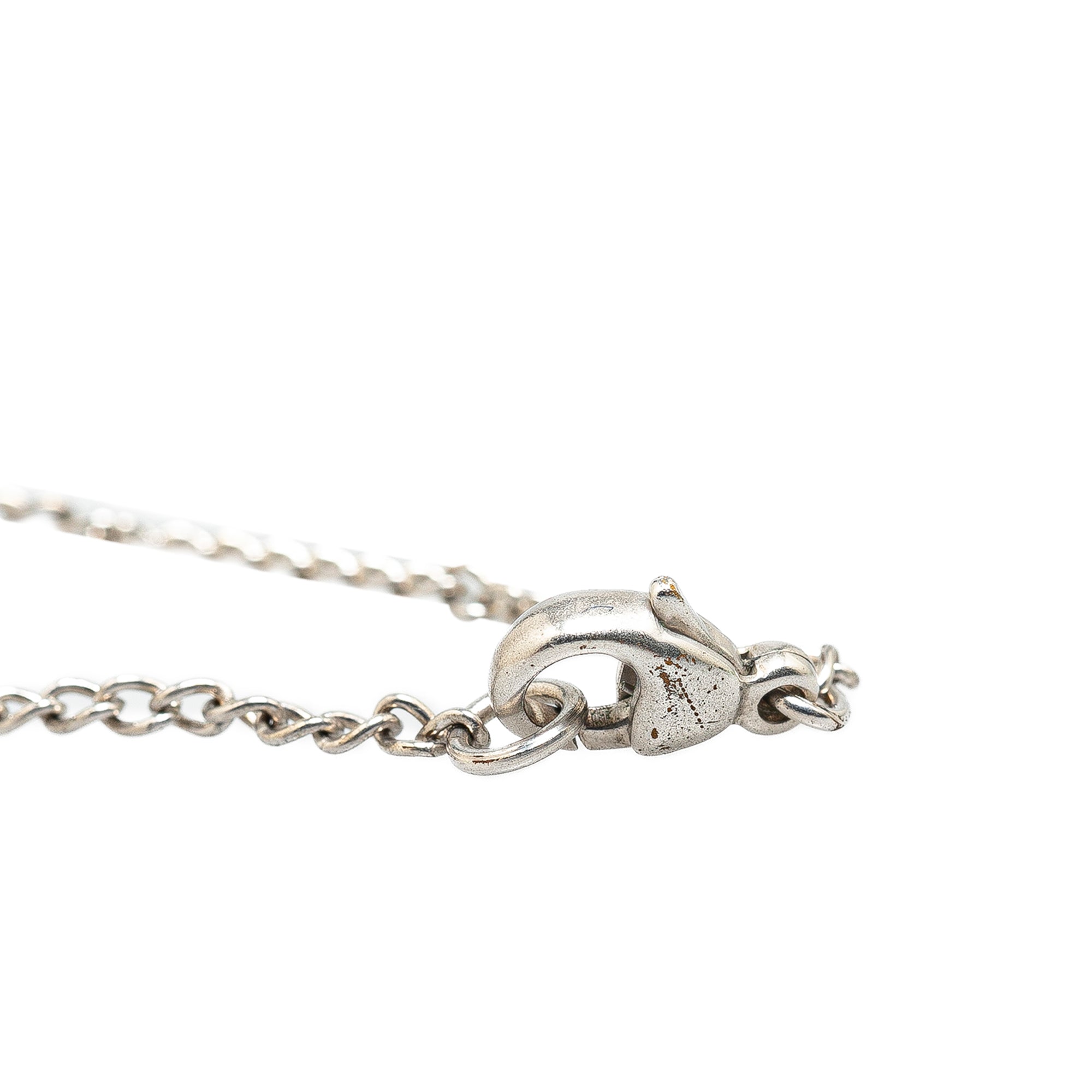 Silver Plated CC Ladybug Charm Bracelet