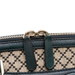 Diamante Canvas Catherine Dome Satchel