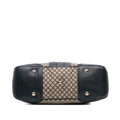Diamante Canvas Catherine Dome Satchel