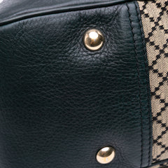 Diamante Canvas Catherine Dome Satchel
