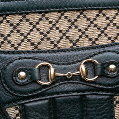 Diamante Canvas Catherine Dome Satchel