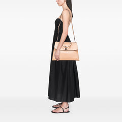 Large Leather Bamboo Daily Satchel