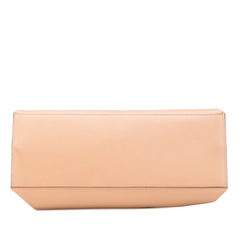 Large Leather Bamboo Daily Satchel