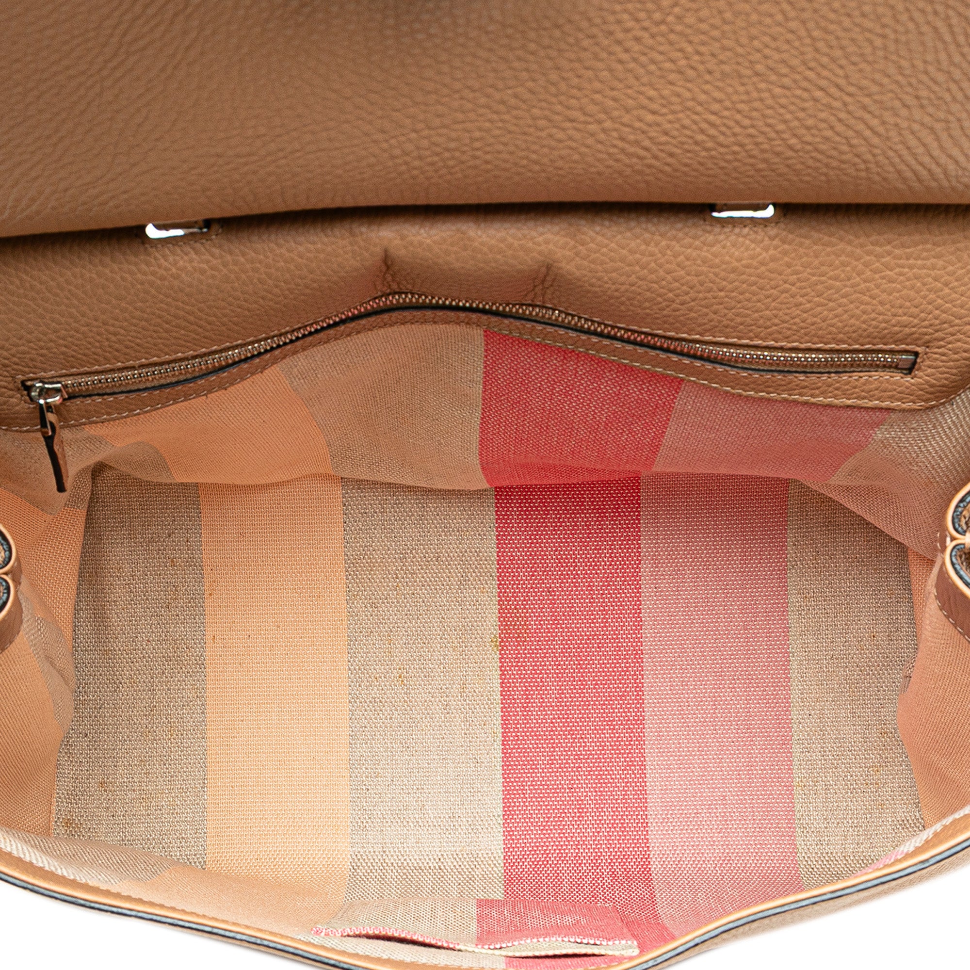 Large Leather Bamboo Daily Satchel