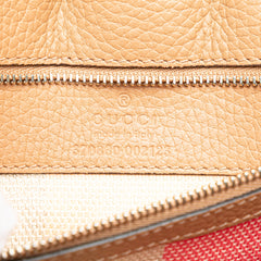 Large Leather Bamboo Daily Satchel