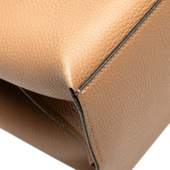 Large Leather Bamboo Daily Satchel