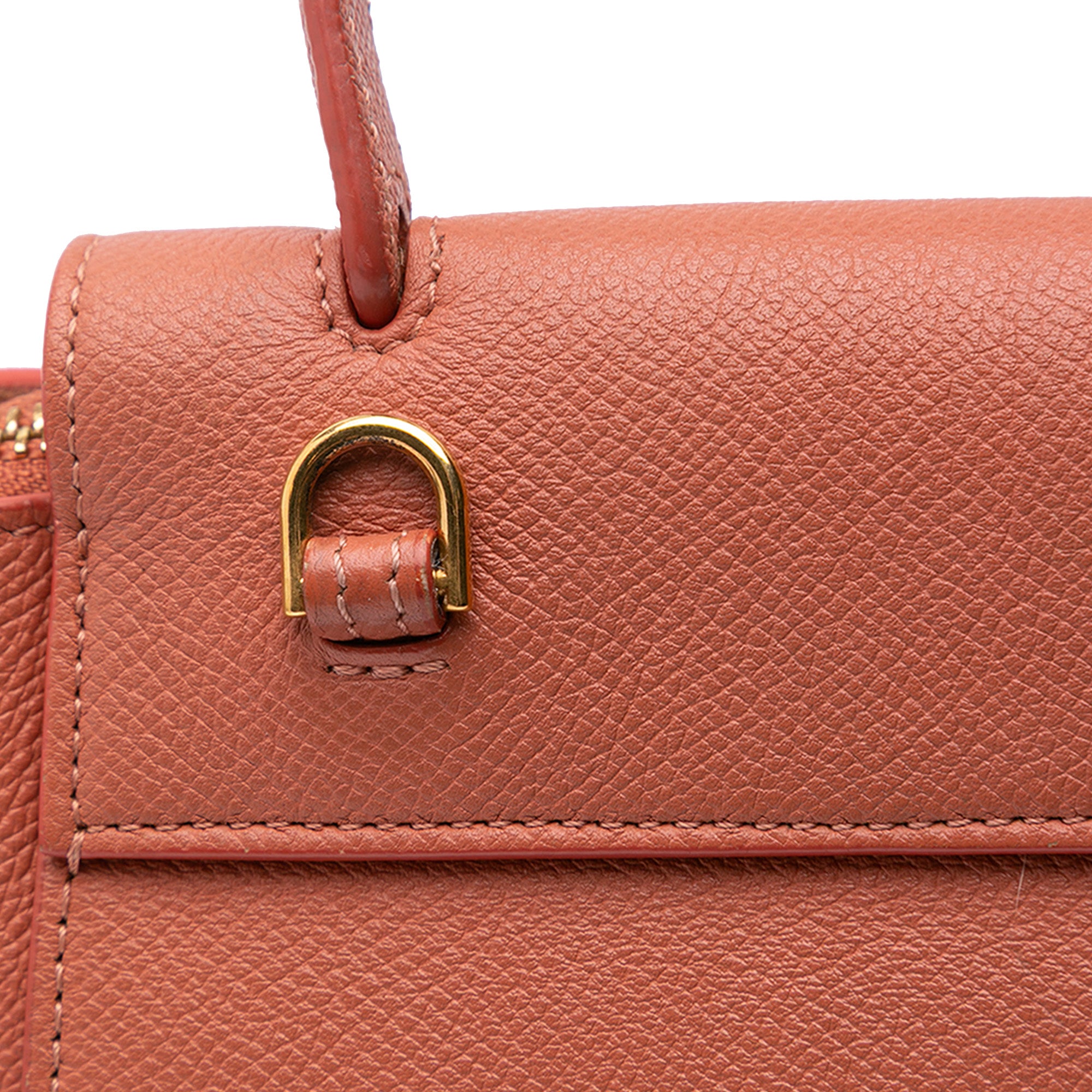 Pico Grained Calfskin Belt Bag