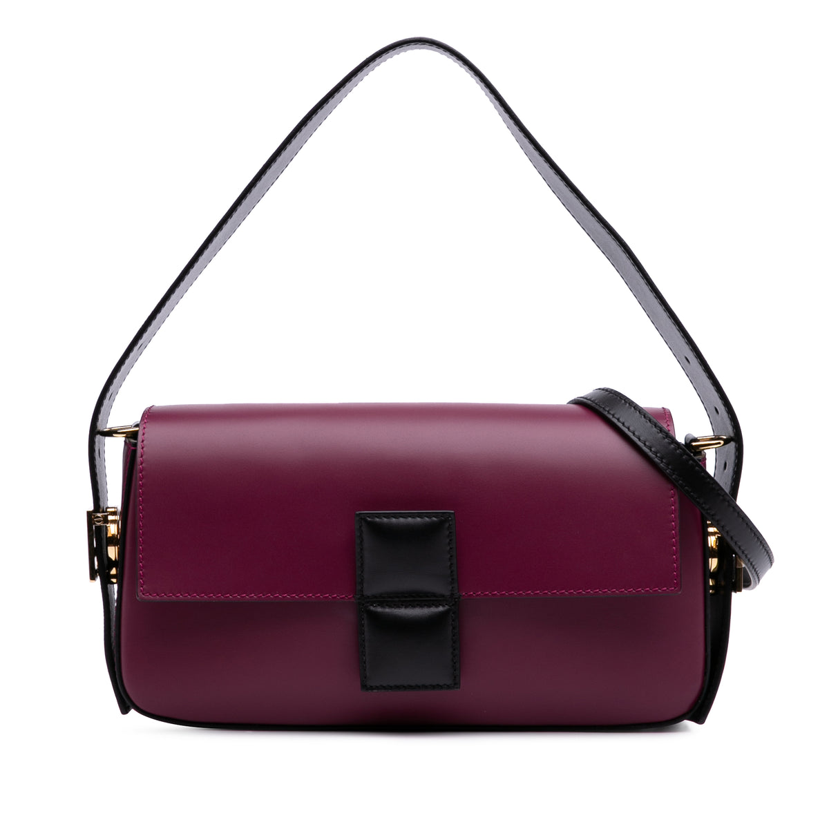 Stefano Pilati Nappa Twist Baguette Satchel