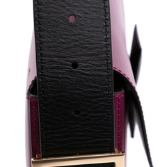 Stefano Pilati Nappa Twist Baguette Satchel