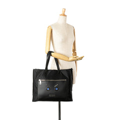 Large Nylon Fendi Faces Tote