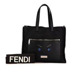 Large Nylon Fendi Faces Tote