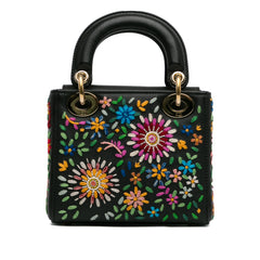 Mini Calfskin Flowers Embroidered Lady Dior_2