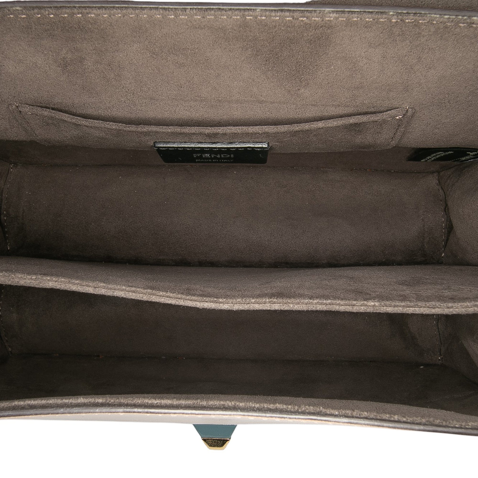 Medium Scalloped Leather Kan I Satchel
