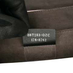 Medium Scalloped Leather Kan I Satchel