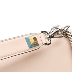Medium Scalloped Leather Kan I Satchel