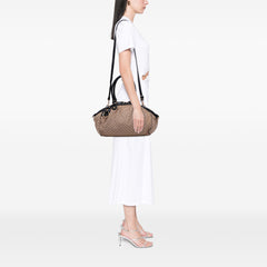 Diamante Canvas Sukey Satchel