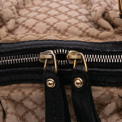 Diamante Canvas Sukey Satchel