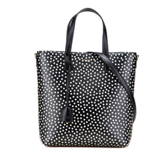Toy Calfskin Polka Dot North South Shopping Tote