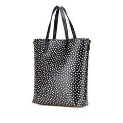 Toy Calfskin Polka Dot North South Shopping Tote