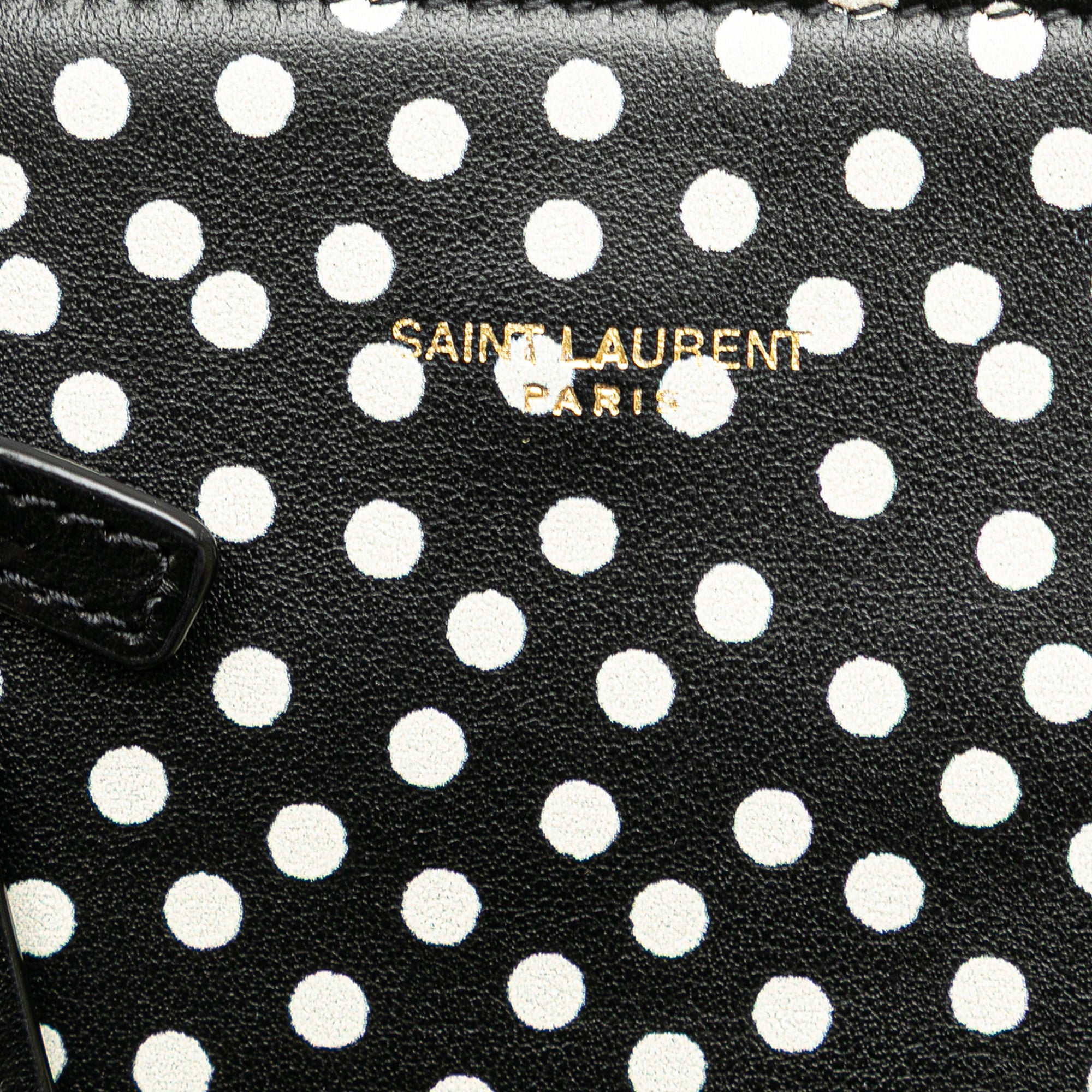 Toy Calfskin Polka Dot North South Shopping Tote