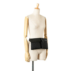 GG Canvas Double Pocket Belt Bag