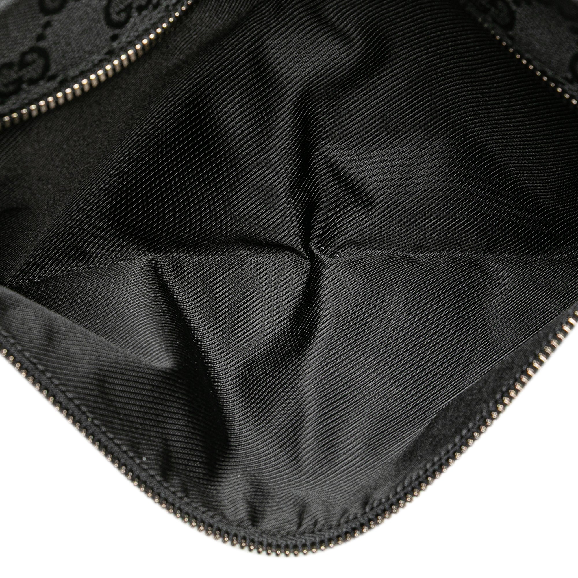 GG Canvas Double Pocket Belt Bag