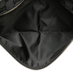 GG Canvas Double Pocket Belt Bag
