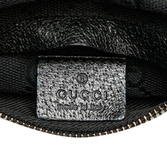 GG Canvas Double Pocket Belt Bag