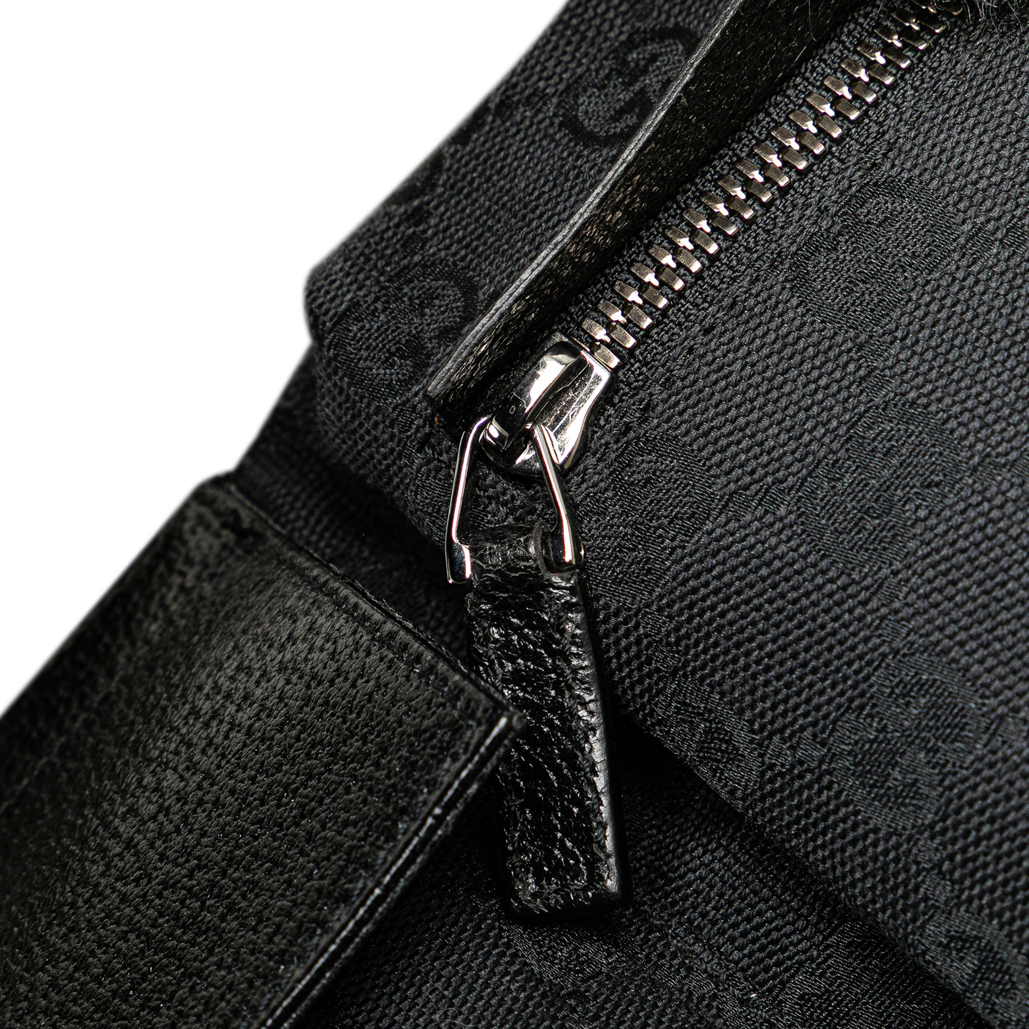GG Canvas Double Pocket Belt Bag
