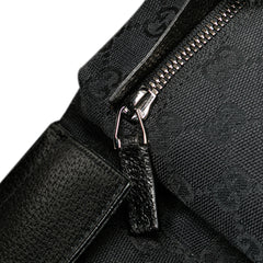 GG Canvas Double Pocket Belt Bag