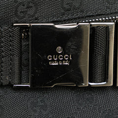 GG Canvas Double Pocket Belt Bag