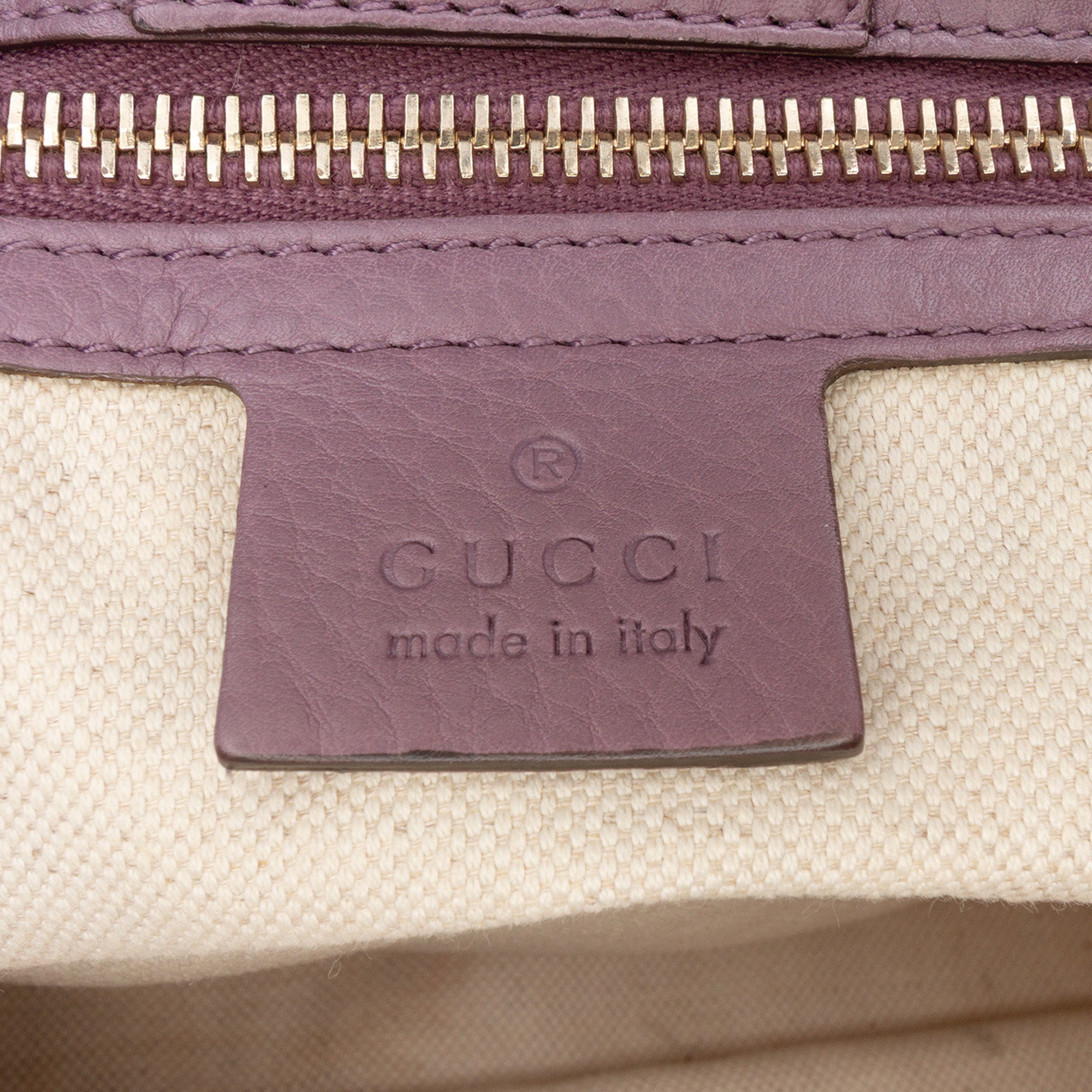 Medium Calfskin Bamboo Shopper Satchel