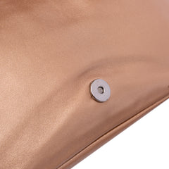Nappa Ruffle Resin Chain Shoulder Bag