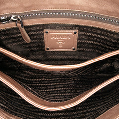 Nappa Ruffle Resin Chain Shoulder Bag