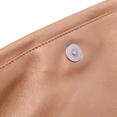 Nappa Ruffle Resin Chain Shoulder Bag