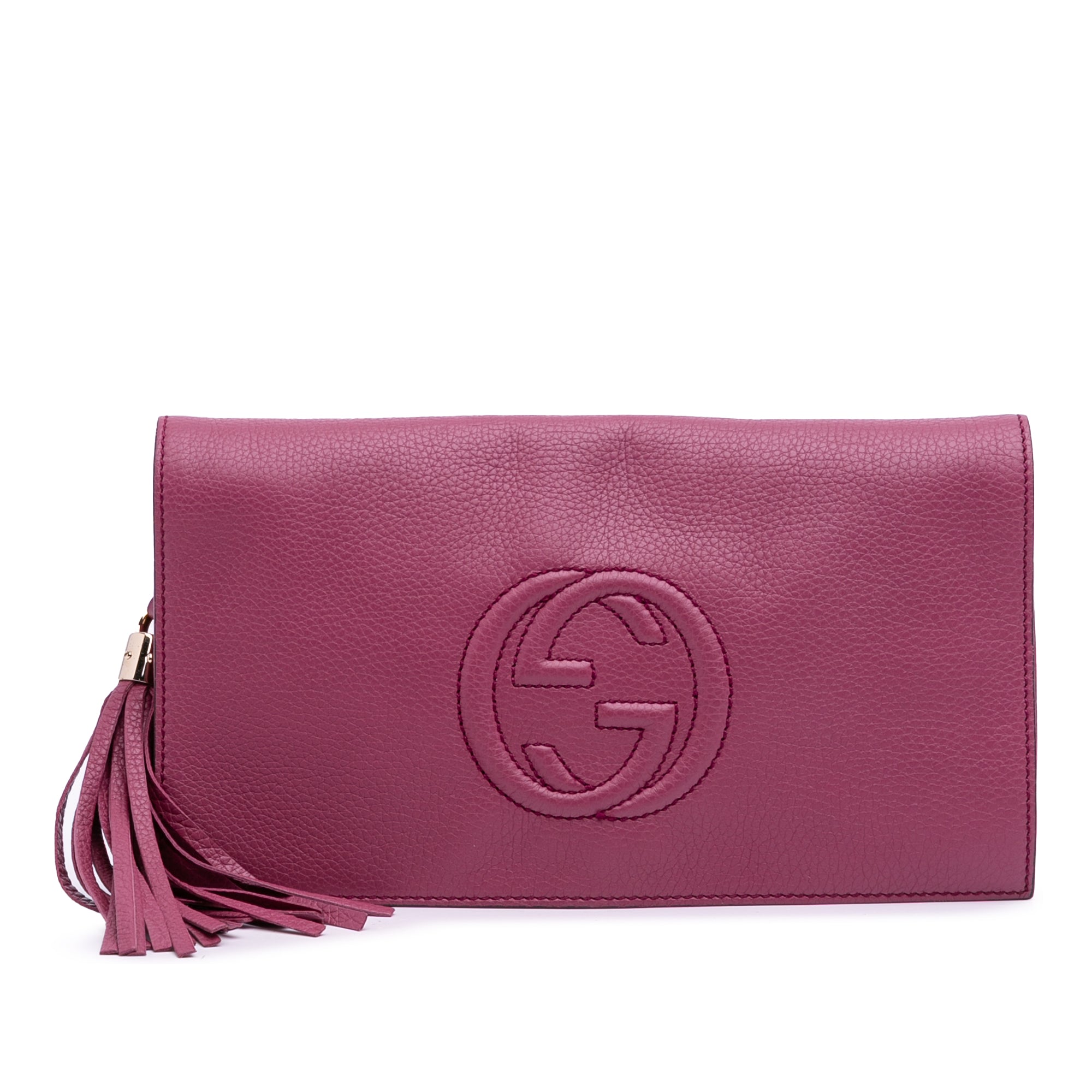 Leather Soho Disco Clutch