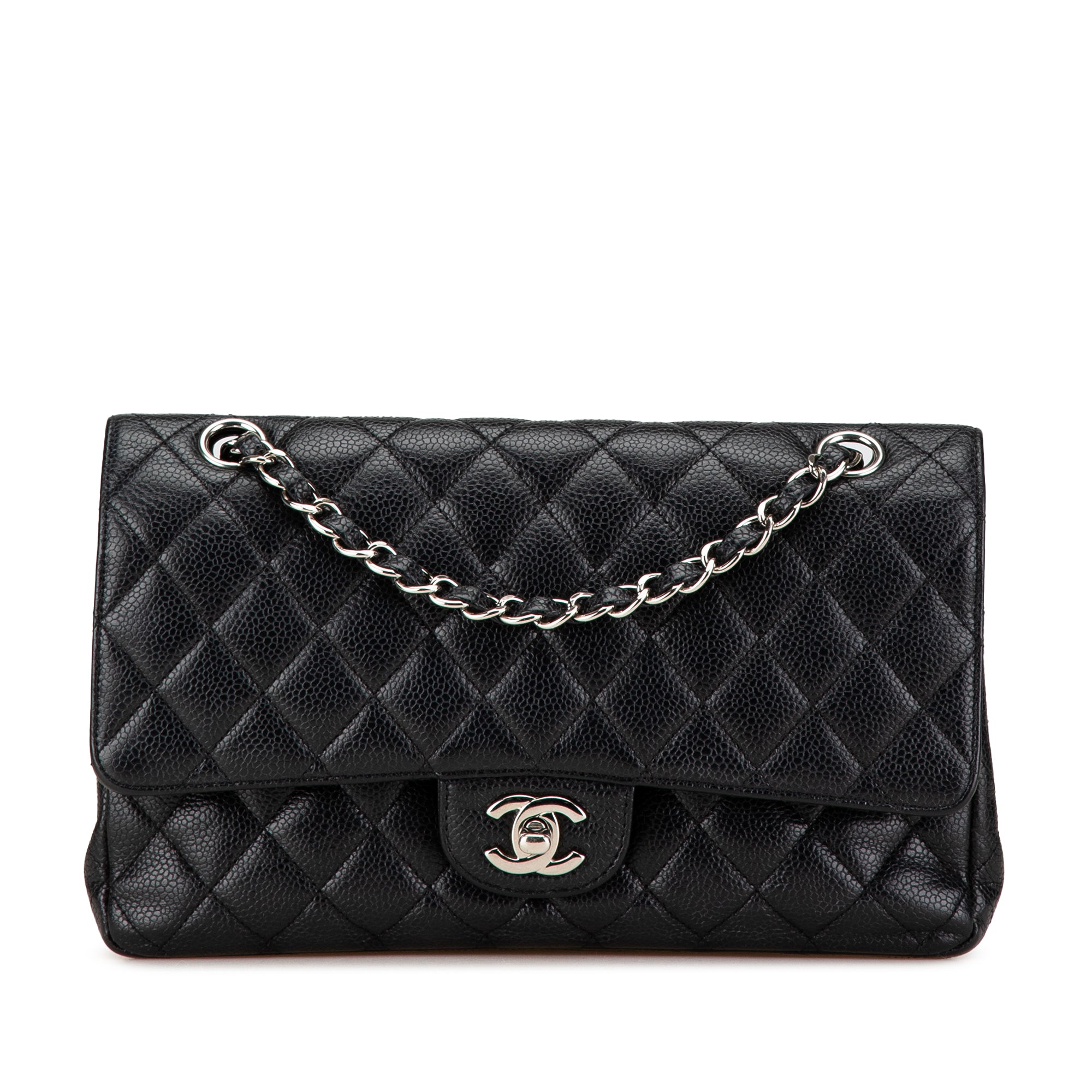 Medium Classic Caviar Double Flap